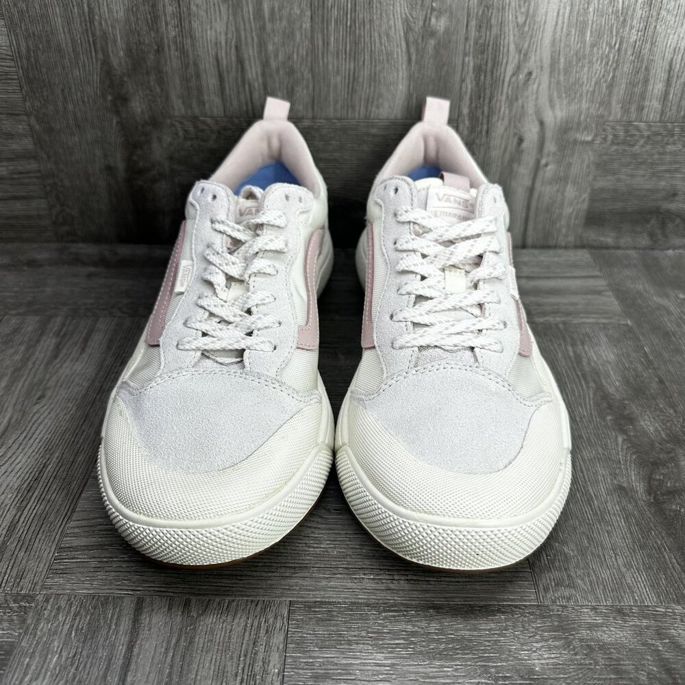 Vans UltraRange EXO Sneakers Mens 10 Cream Pink Mesh Suede Athletic NEW - Picture 3 of 8
